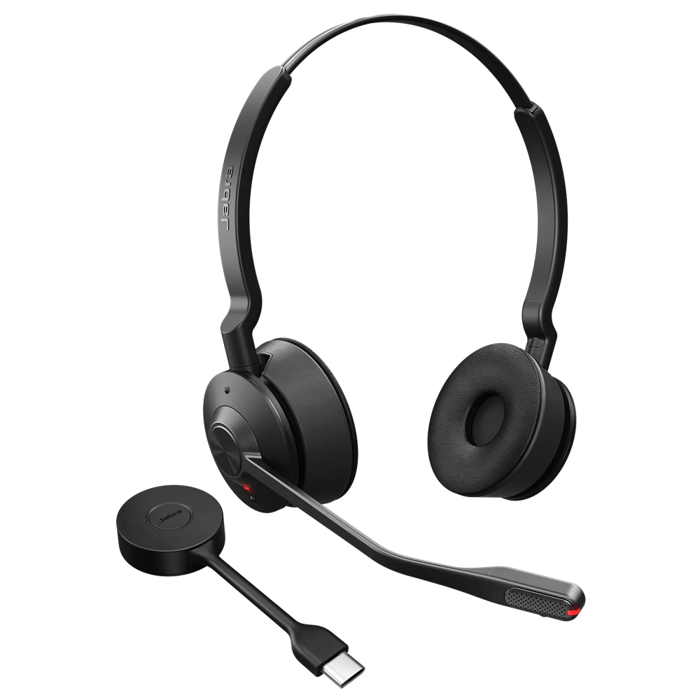 Micro-Casque Sans Fil Jabra Engage 55 MS Stéreo / Noir