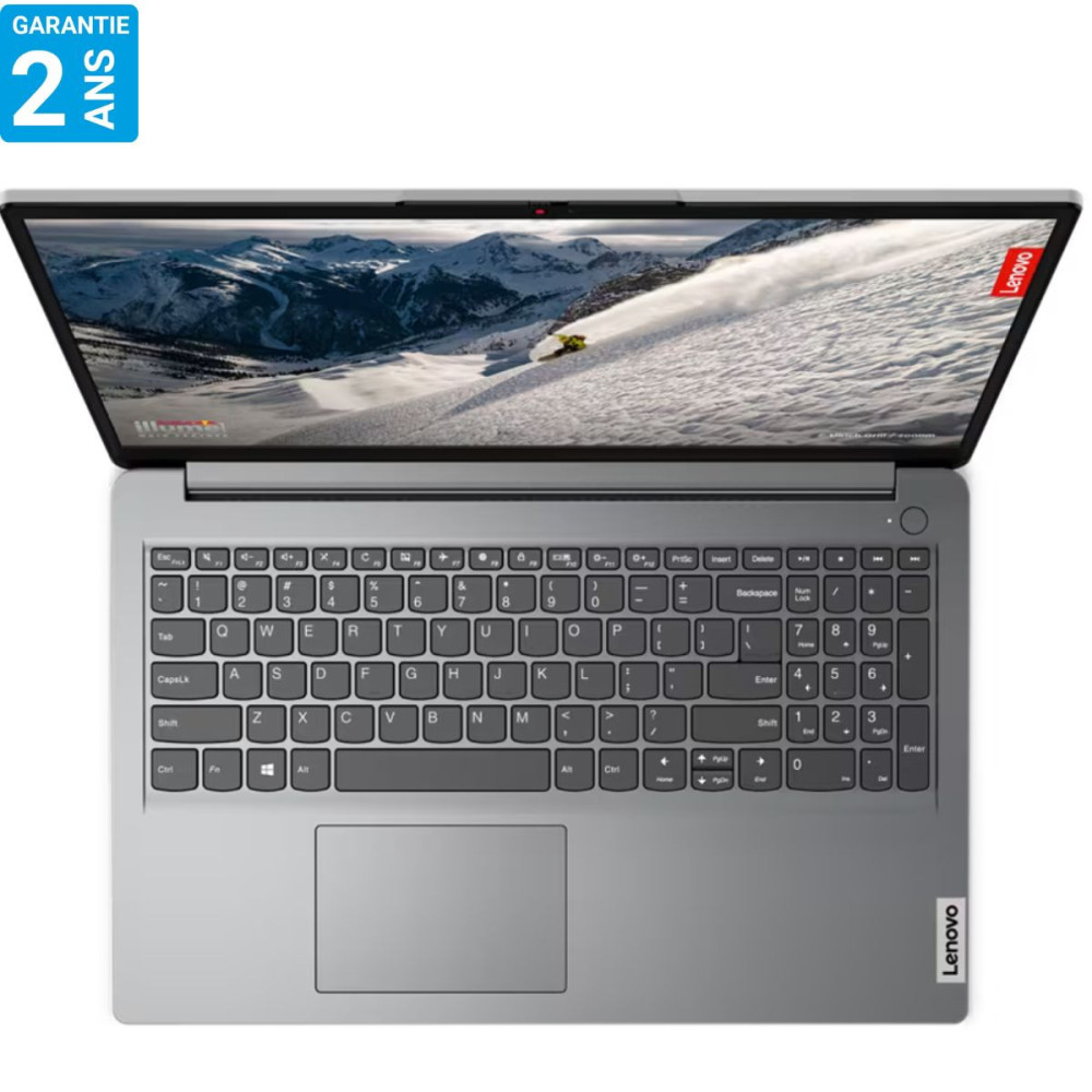 Pc Portable Lenovo IdeaPad 1 15ALC7 / Ryzen 7 5700U / 8 Go / 512 Go SSD / Gris Avec SACOCHE LENOVO Offert