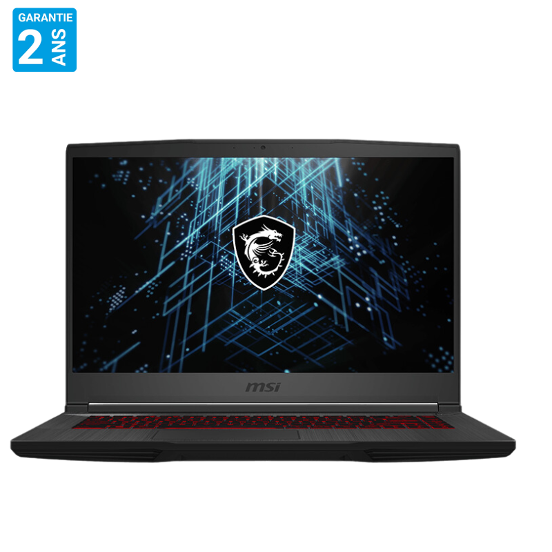 Pc portable MSI Gaming GF63 Thin 11SC 612X / i7 11è Gén / 8 Go / GTX 1650 4G / Windows 11 Pro