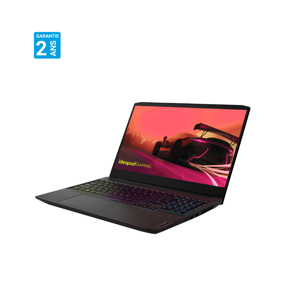 PC PORTABLE LENOVO IDEAPAD GAMING 3 15ACH6 AMD RYZEN 5 / 16GO / RTX 2050 /  NOIR