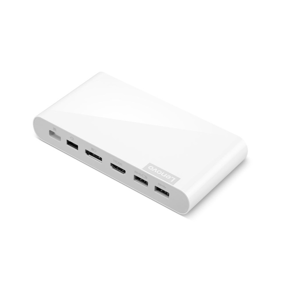 Station d'accueil universelle Lenovo 500 USB-C / Blanche
