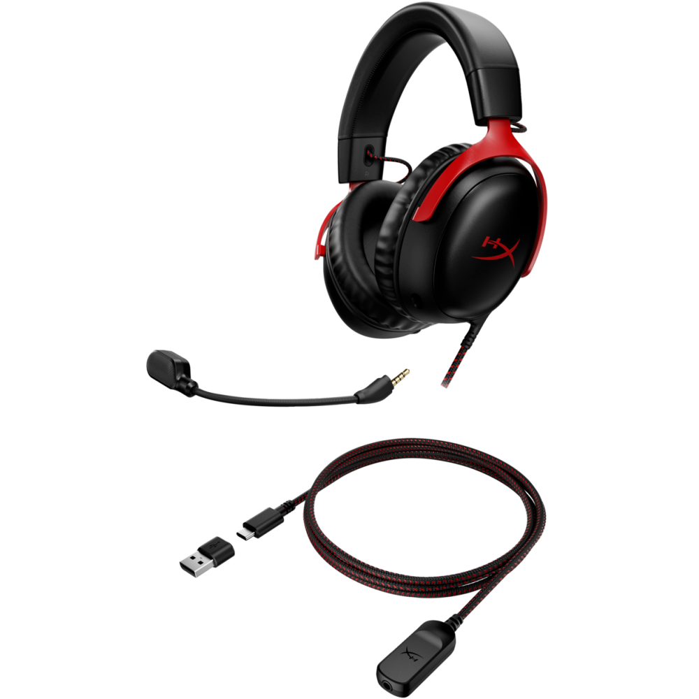 Casque Gaming HP HyperX Cloud III / Black & Red
