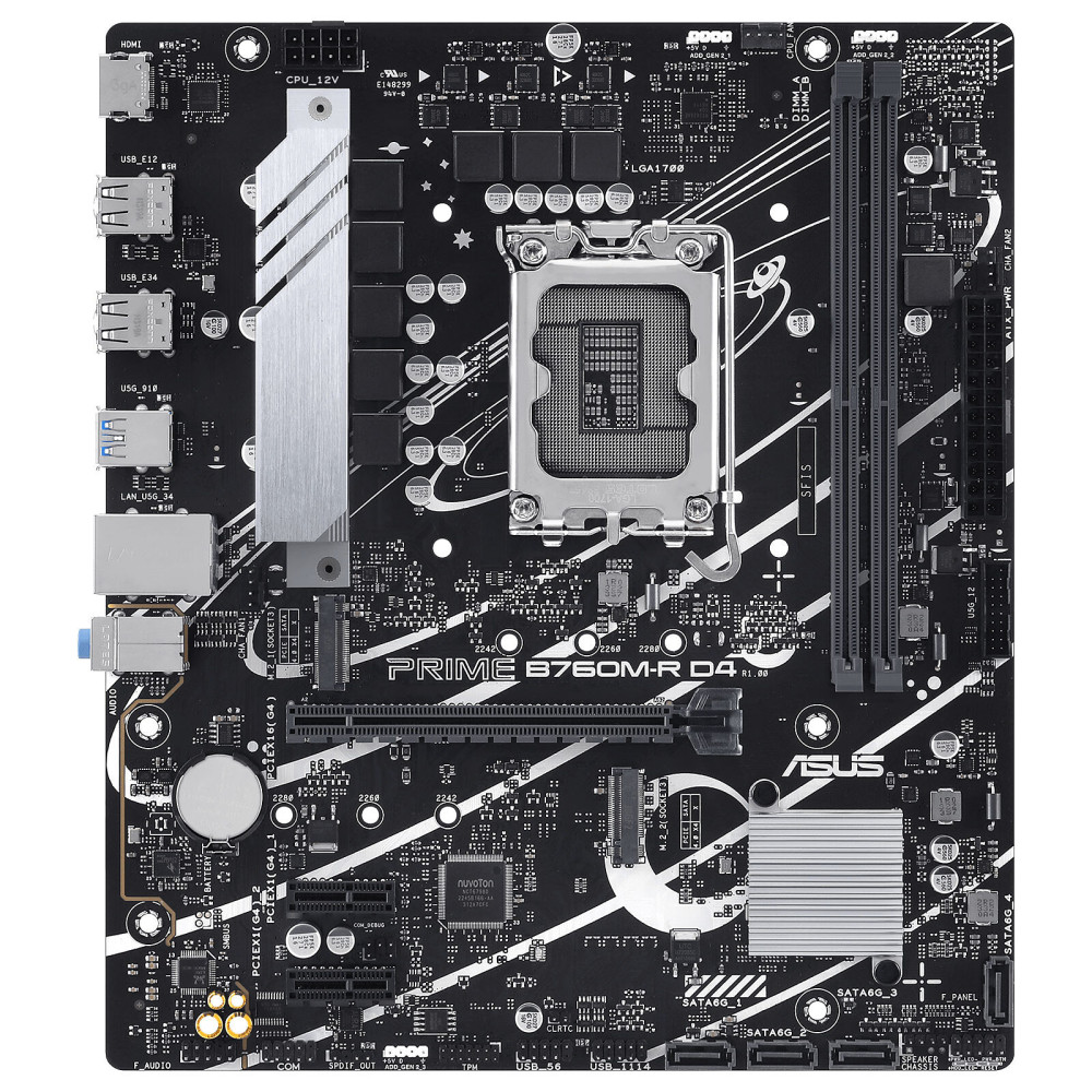 Carte mére Asus PRIME B760M-R D4