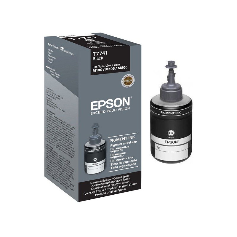 Bouteille d'encre Epson T6641 Noir 70ml