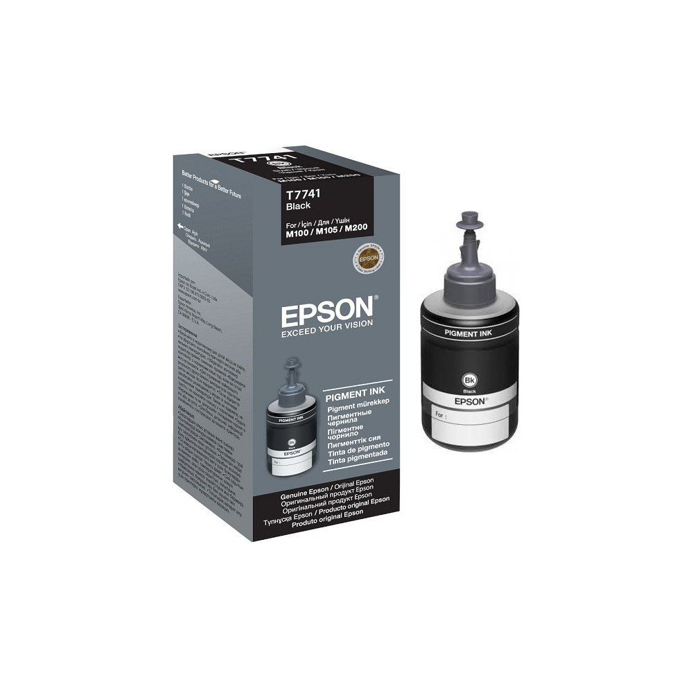 Bouteille d'encre Epson T6641 Noir 70ml