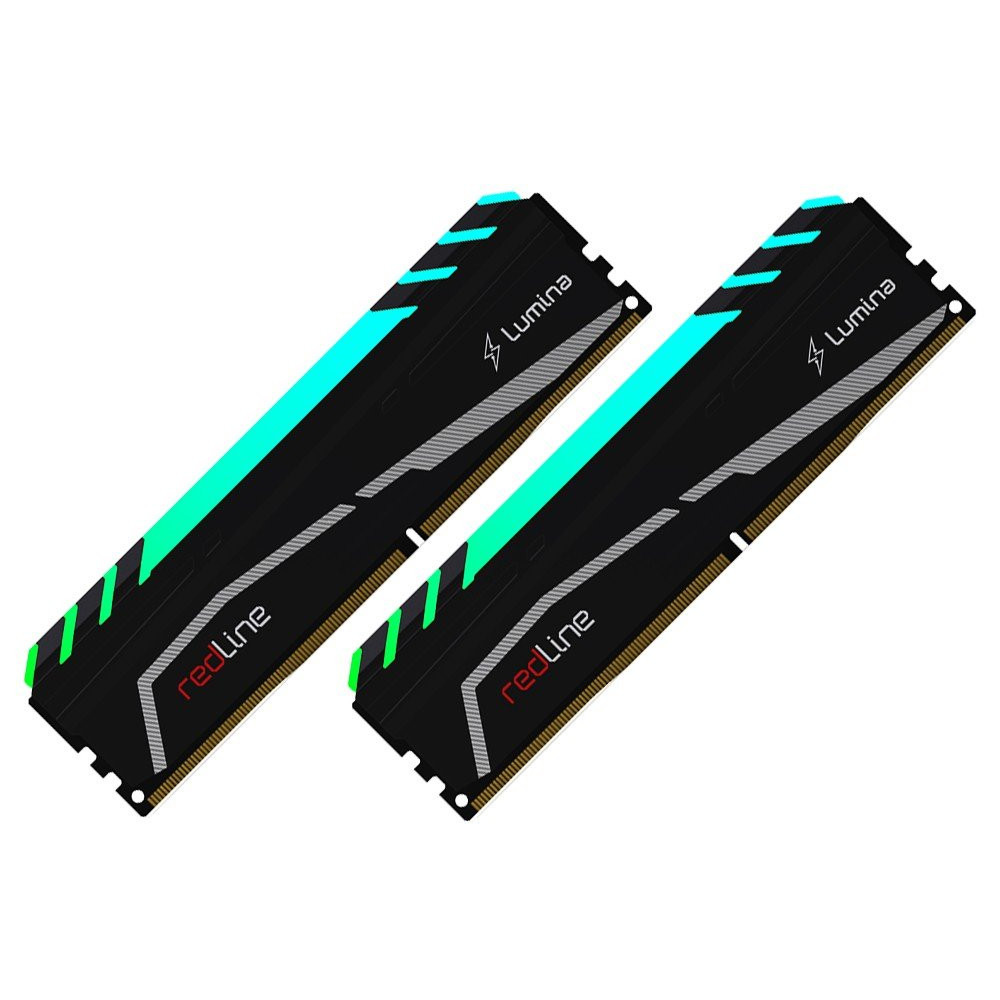 Kit Barrette Mémoire gaming Mushkin Redline Lumina RGB / 16 Go (2 x 8 Go) DDR4 / 4000 MHz