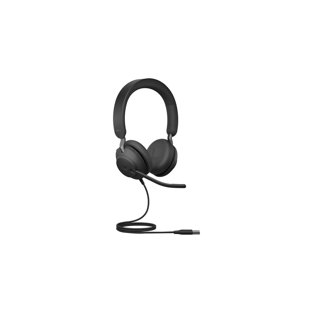 MICRO CASQUE FILAIRE JABRA EVOLVE2 40 SE DUO MS-USB-A / NOIR