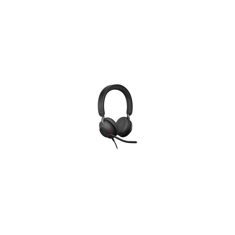 MICRO CASQUE FILAIRE JABRA EVOLVE2 40 SE DUO MS-USB-A / NOIR