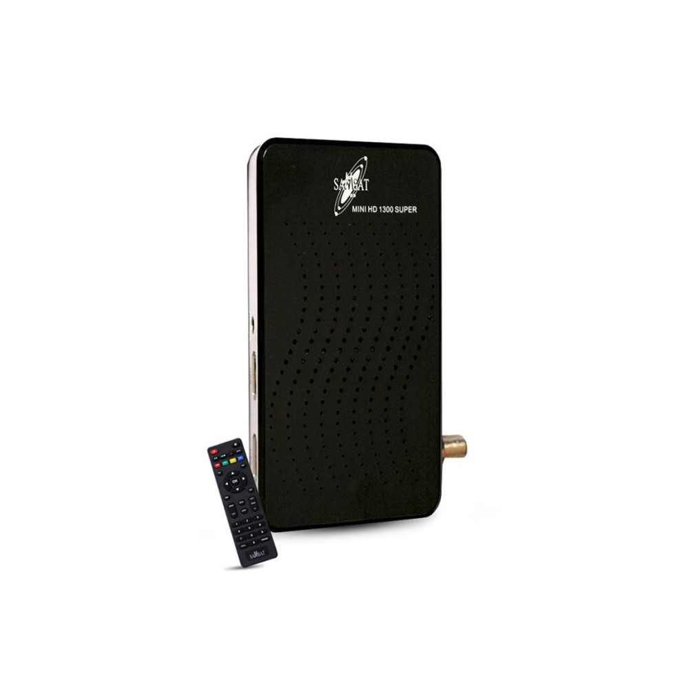Récepteur SAMSAT MINI HD 1300 SUPER Full HD 1080p / Wi-Fi / Noir + 3 ABONNEMENTS