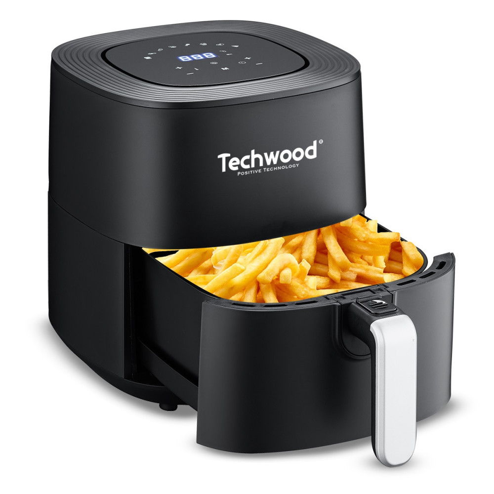 Friteuse sans huile Techwood TFR-556SHD / 5.5L / 1700W