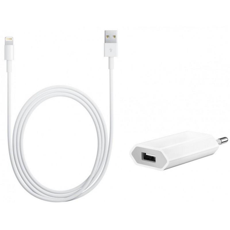 Chargeur pour iPhone 5 2 en 1