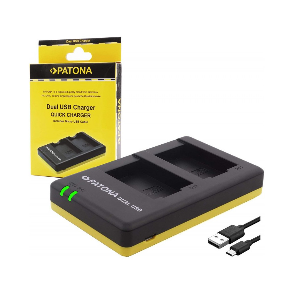 Chargeur De Batterie double  Pour Appareils Photos LP-E8
