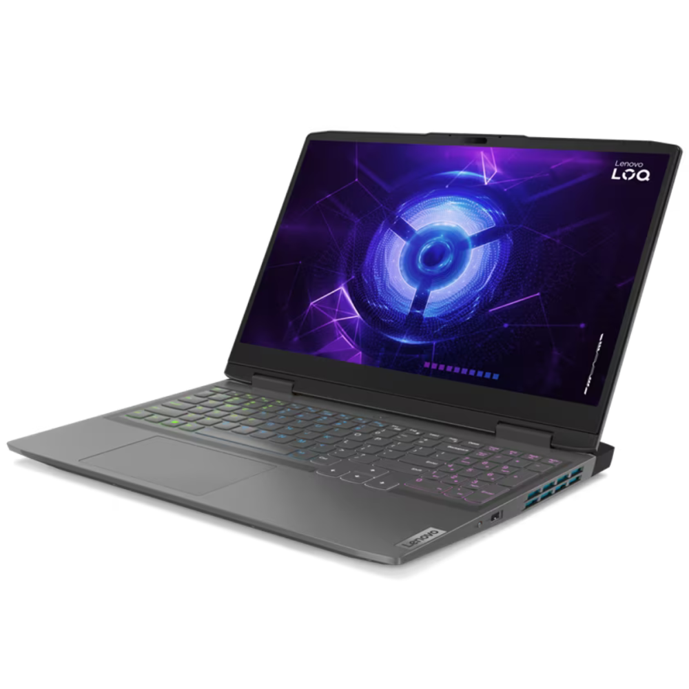 Pc Portable Gamer Lenovo LOQ 15IRH8 / i5-12450H / RTX 2050 4G / 32 Go / Windows 11 / Gris / Avec Souris RVB Lenovo LOQ M100