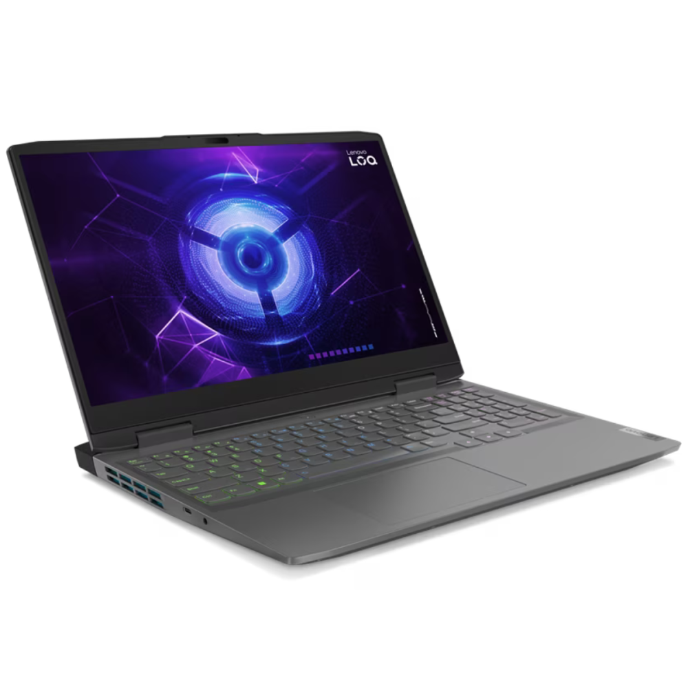 Pc Portable Gamer Lenovo LOQ 15IRH8 / i5-12450H / RTX 2050 4G / 32 Go / Windows 11 / Gris / Avec Souris RVB Lenovo LOQ M100