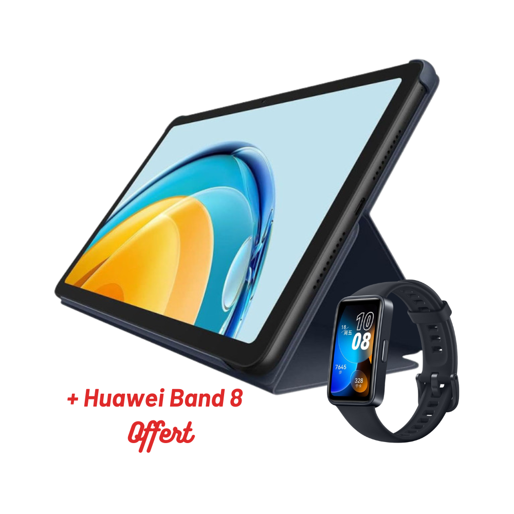 Tablette Huawei MatePad SE 10.4" / 3 Go / 32 Go / Noir / WIFI  + HUAWEI BAND 8 OFFERTE