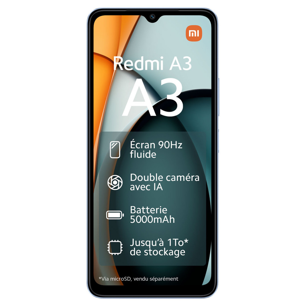 Smartphone Xiaomi Redmi A3  4 Go / 128 Go / Bleu
