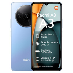 Smartphone Xiaomi Redmi A3  4 Go / 128 Go / Bleu