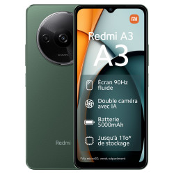 Smartphone Xiaomi Redmi A3  3 Go / 64 Go / Vert