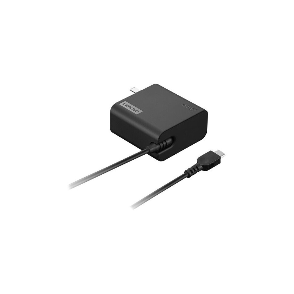 Adaptateur Pour PC PORTABLE Lenovo mural USB-C / 65 W –/ Noir