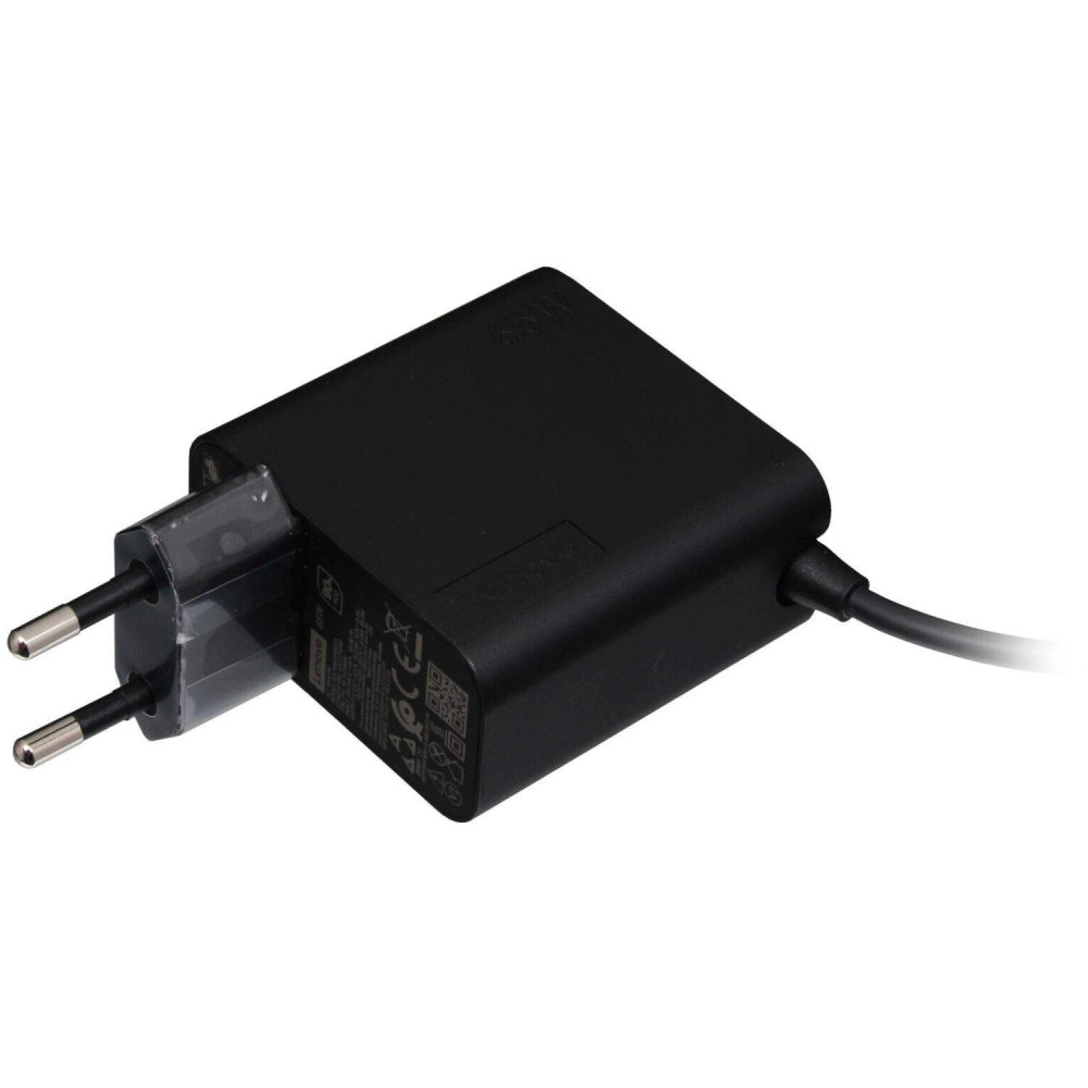 Adaptateur Pour PC PORTABLE Lenovo mural USB-C / 65 W –/ Noir