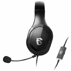 Casque Micro Gaming Pliable MSI Immerse GH20 / Noir