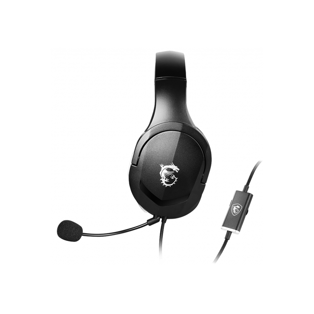 Casque Micro Gaming Pliable MSI Immerse GH20 / Noir