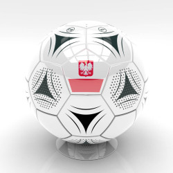 HAUT PARLEUR PLATINET / GLOSNIK BLEUTOOTH FOOTBAL / 16 W / Blanc