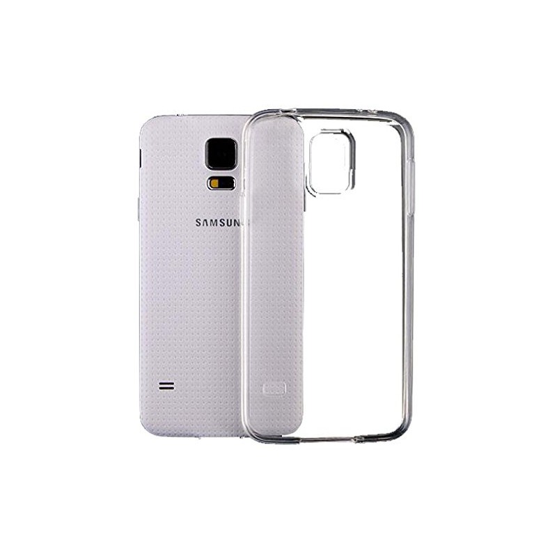 Etui en Silicone pour Samsung Galaxy S5 / Transparent