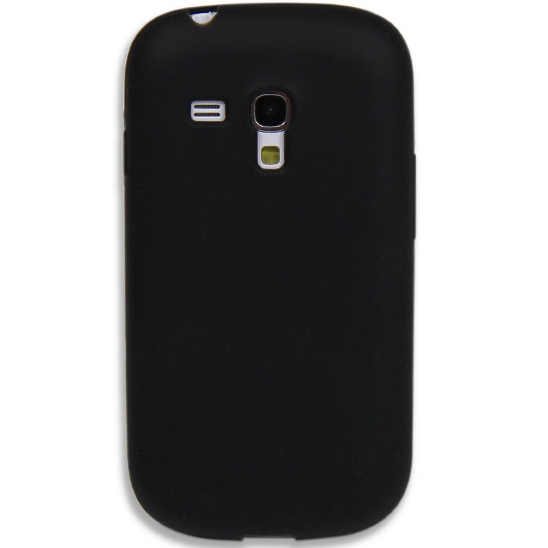 Etui en Silicone pour Samsung Galaxy S3 Mini / Noir