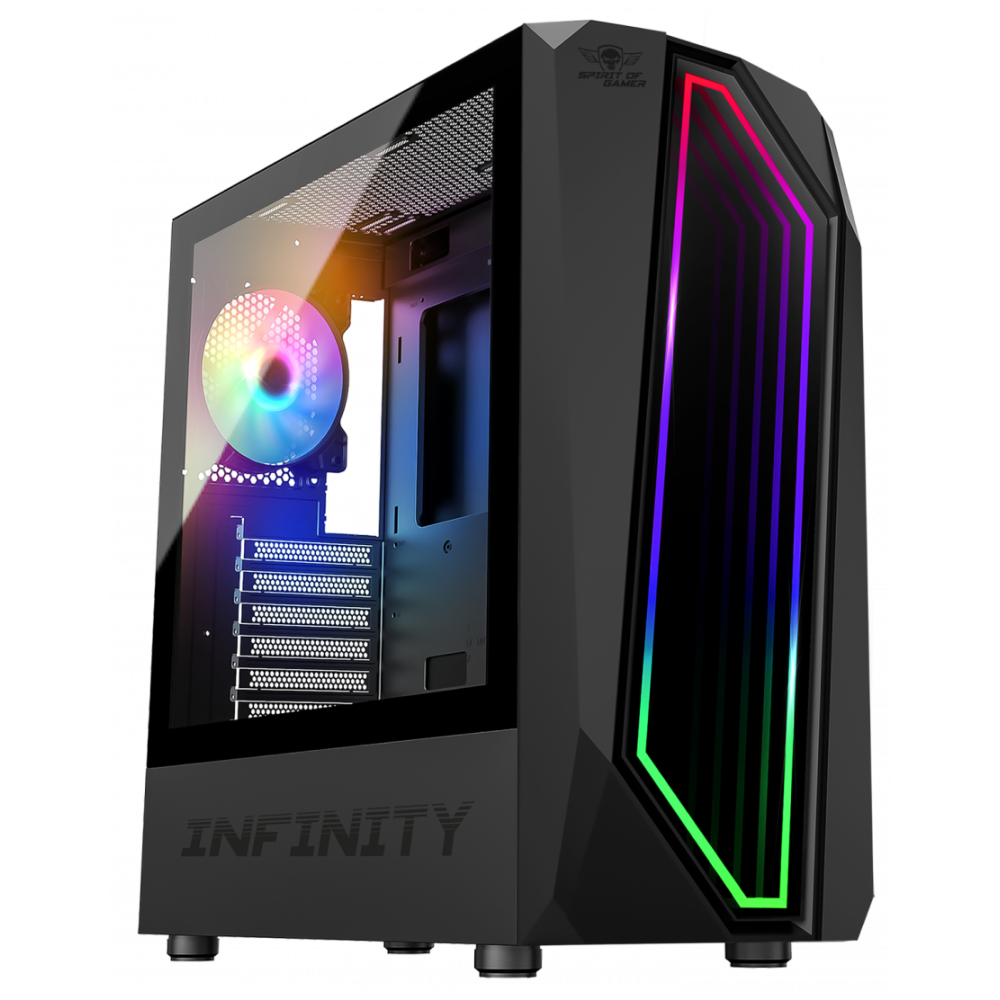 Boîtier Gamer Moyen tour Spirit OF Gamer INFINITY DARK ATX / Noir