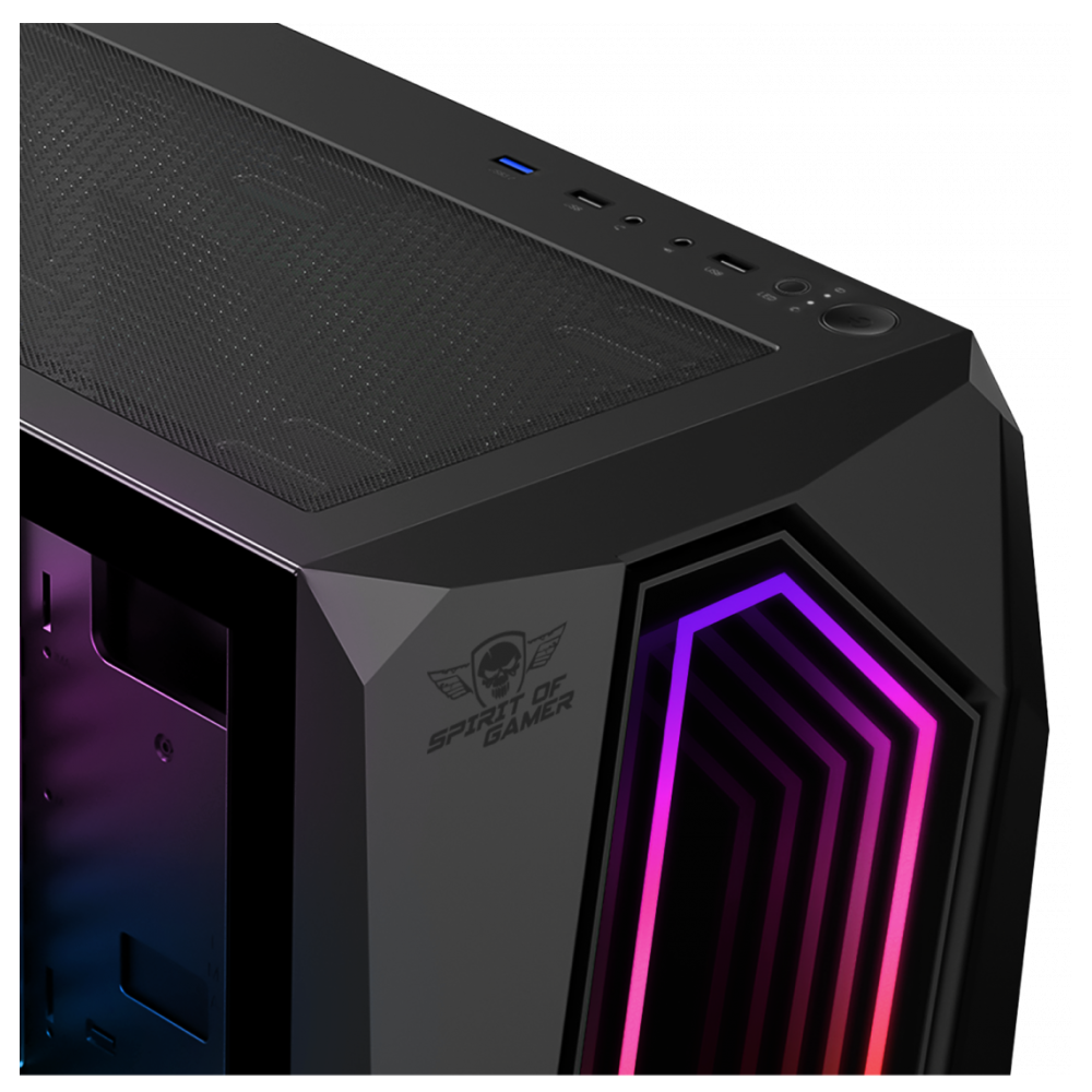 Boîtier Gamer Moyen tour Spirit OF Gamer INFINITY DARK ATX / Noir