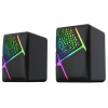 Haut Parleur USB Star Wave WS0123 RGB / 2x 3W / Noir
