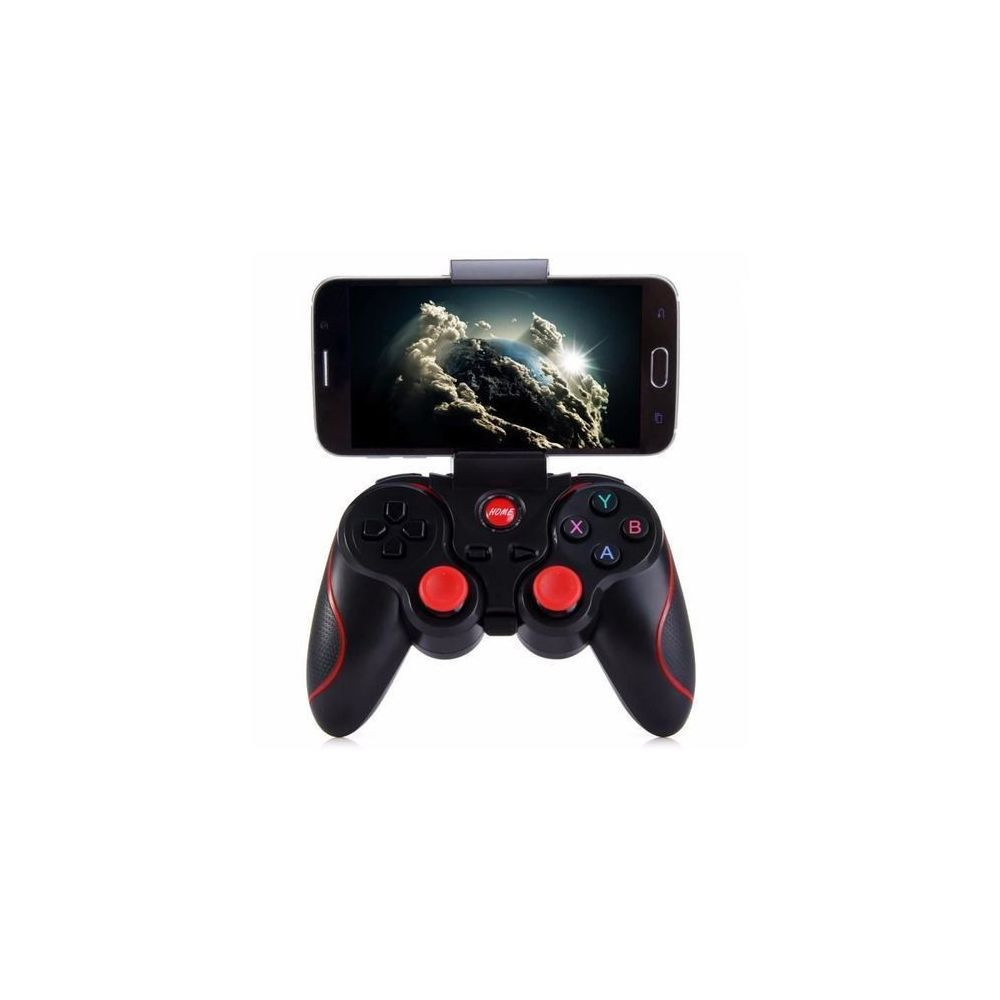 Manette De Jeu X3 Pour Smartphone & Pc /  Noir et rouge