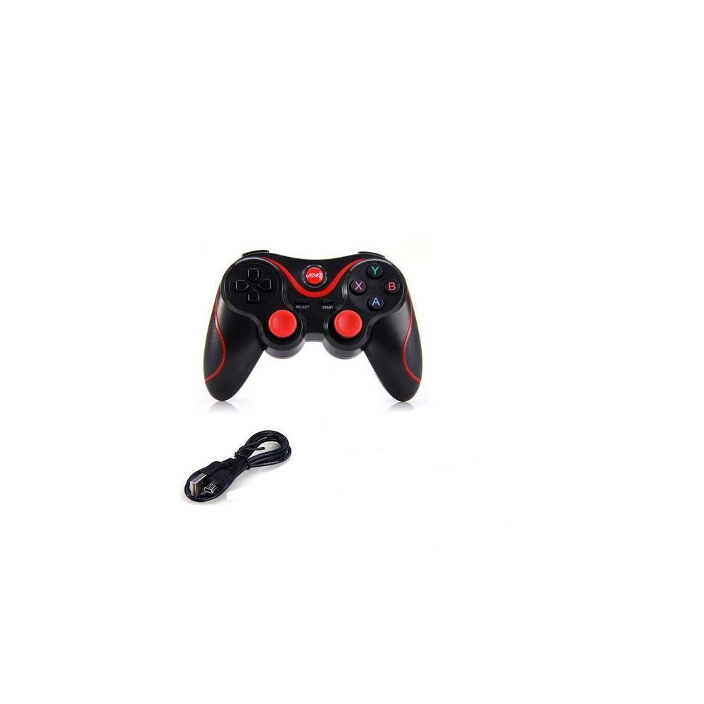 Manette De Jeu X3 Pour Smartphone & Pc /  Noir et rouge