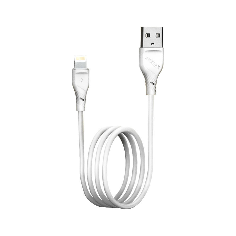 CABLE LIGHTNING GERLAX  2.4A / 1M / Blanc