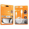 CABLE LIGHTNING GERLAX  2.4A / 1M / Blanc