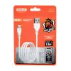 CABLE LIGHTNING GERLAX  2.4A / 1M / Blanc