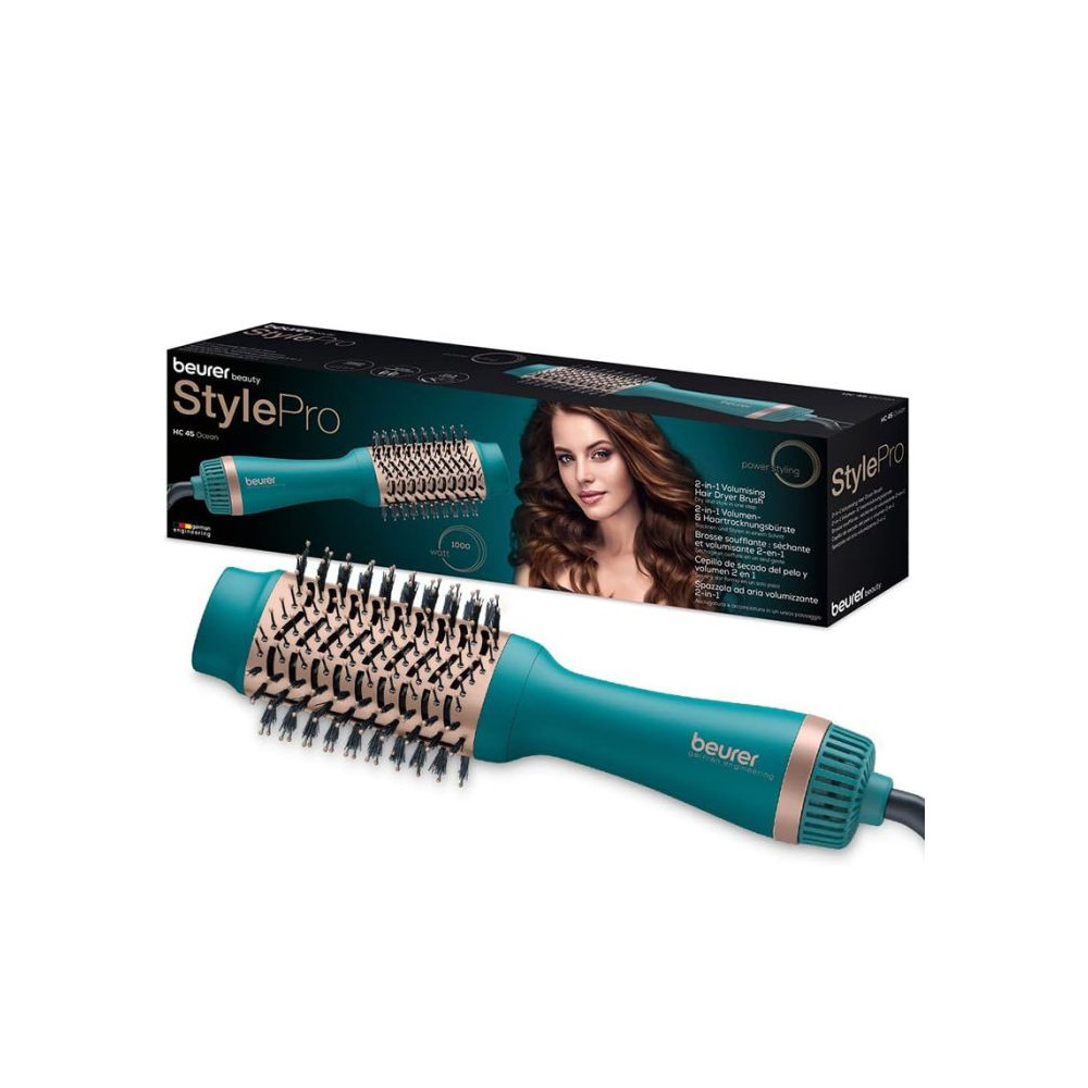 BROSSE SOUFFLANTE 2EN1 BEURER HC45 / 1000W / BLEU
