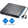 LECTEUR GRAVEUR CD ET DVD EXTERNE USB 3.0 ET USB TYPE C