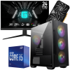 Setup Gamer MSI Pc de Bureau Gaming / i5-10400F / RTX 4060 8G / 16 Go Avec Écran MSI 24" Full HD IPS 180 Hz