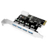 Carte PCI 4Ports Externes + 1 Interne USB