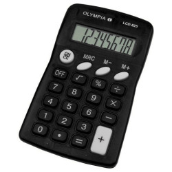 Calculatrice de poche 8 chiffres Olympia LCD 825