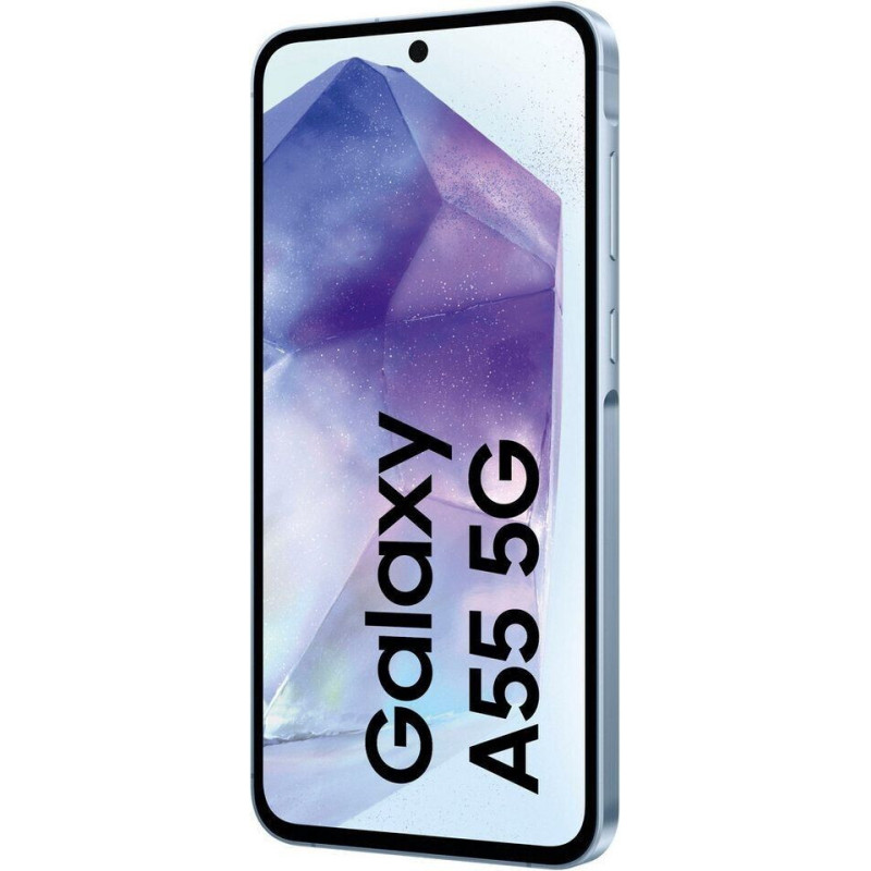 screen  galaxy A55 bleu clair