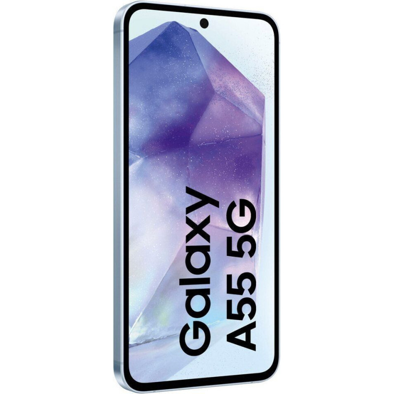 screen  galaxy A55 bleu clair