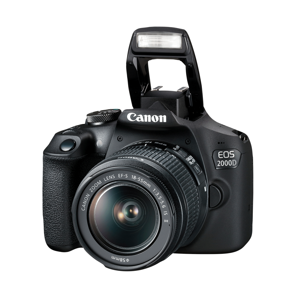 Appareil Photo Reflex Canon EOS 2000D + objectif EF-S 18-55mm