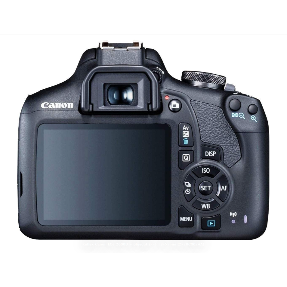 Appareil Photo Reflex Canon EOS 2000D + objectif EF-S 18-55mm