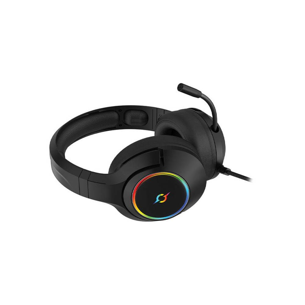 MICRO CASQUE GAMER FILAIRE AQIRYS VEGA RGB  / NOIR