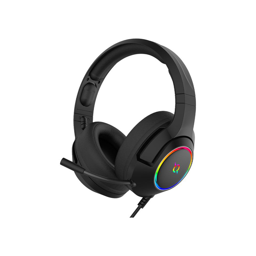 MICRO CASQUE GAMER FILAIRE AQIRYS VEGA RGB  / NOIR