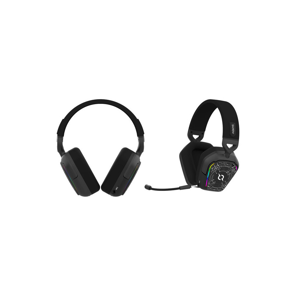 CASQUE MICRO GAMER Sans Fil ALNAIR  AQIRYS  / Noir