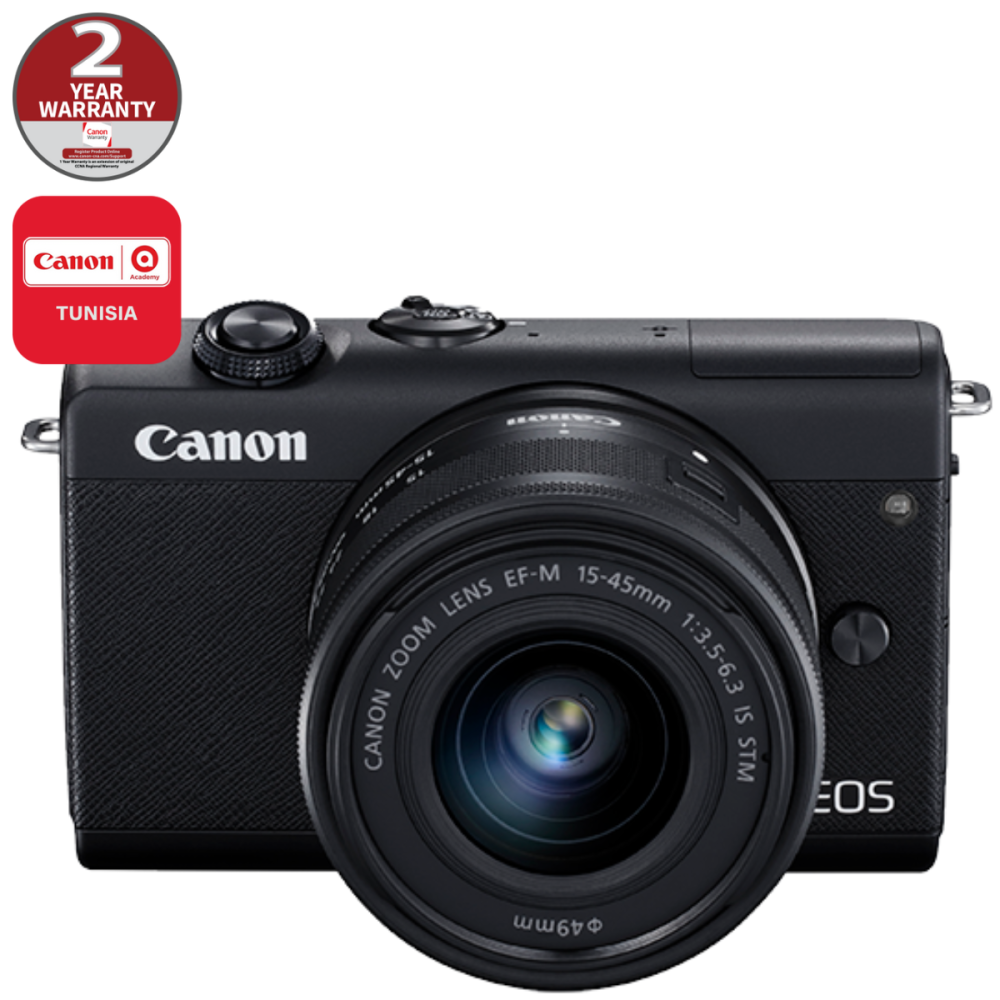 Appareil photo Canon EOS M200 avec objectif 15-45 mm IS S / sans miroir